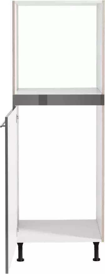 OPTIFIT Oven- koelkastombouw Bern 60 cm breed 176 cm hoog in hoogte verstelbare stelpootjes met metalen greep - Foto 5