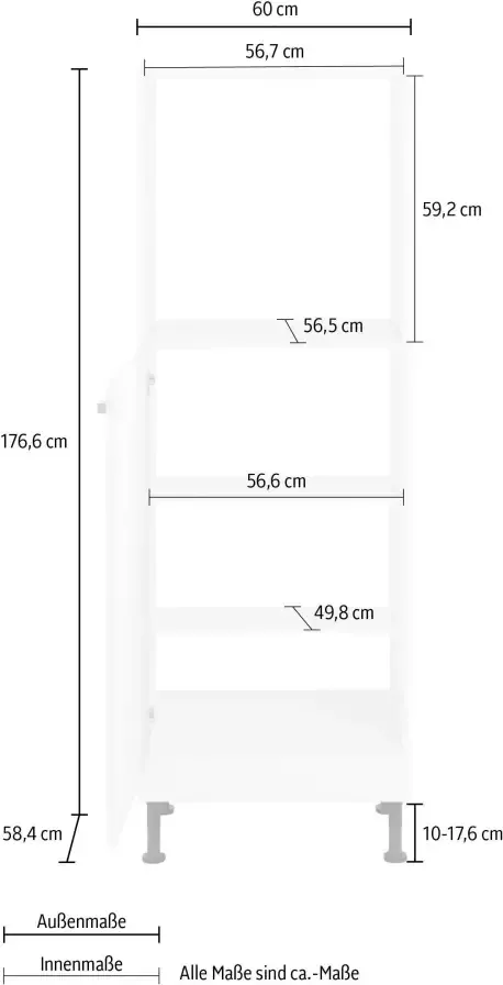 OPTIFIT Ovenombouwkast Parma Breedte 60 cm - Foto 2