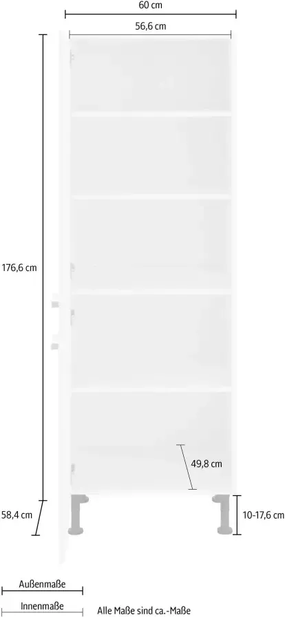 OPTIFIT Smalle kast Parma Breedte 60 cm - Foto 2