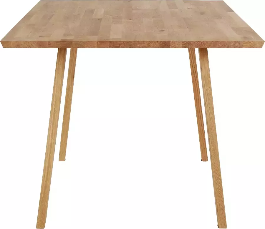 OTTO products Eettafel Alessja Breedte 130 of 150 cm eiken massief hout met vegan bio-olie behandeld