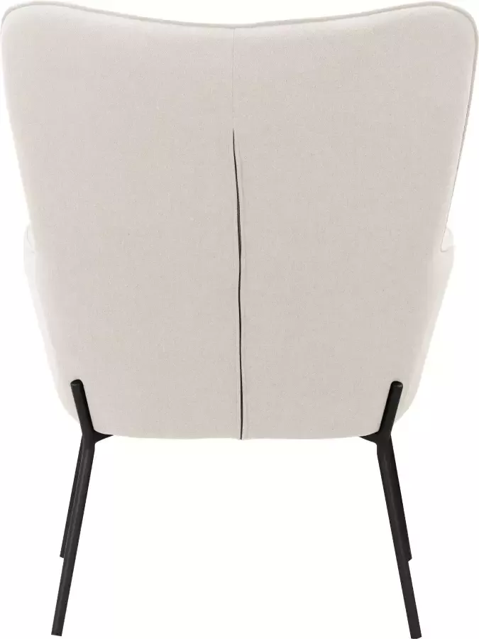 OTTO products Loungestoel Luukas Stof gerecycled polyester zacht verdikte zitting en rugleuning zithoogte 46 cm (1 stuk) - Foto 6