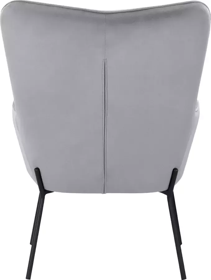 OTTO products Loungestoel Luukas Stof gerecycled polyester zacht verdikte zitting en rugleuning zithoogte 46 cm (1 stuk) - Foto 5