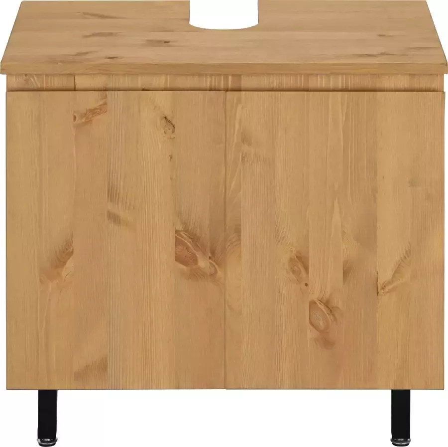 OTTO products Wastafelonderkast Fjonn Grenen breedte 60 cm massief hout met plantaardige bio-olie behandeld