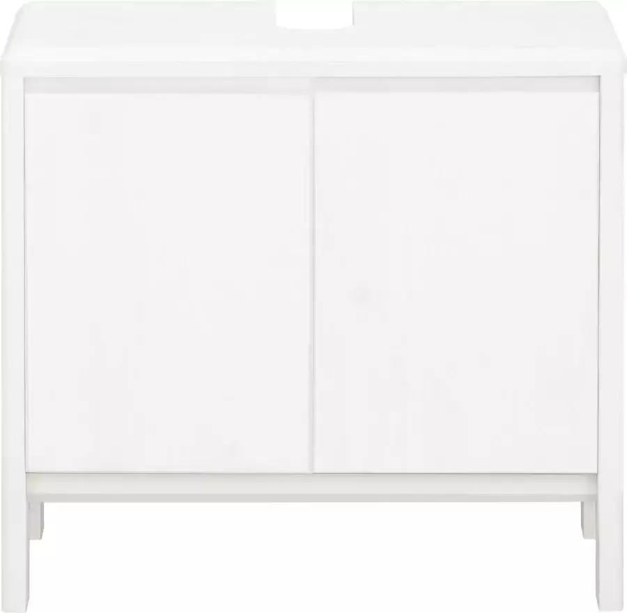 OTTO products Wastafelonderkast Jorrick Breedte 60 cm grenen met bio olie was behandeld sifonuitsparing