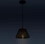Paco Home Hanglamp Gitta Hanglamp led E27 hek lamp woonkamer eetkamer keuken beton - Thumbnail 4