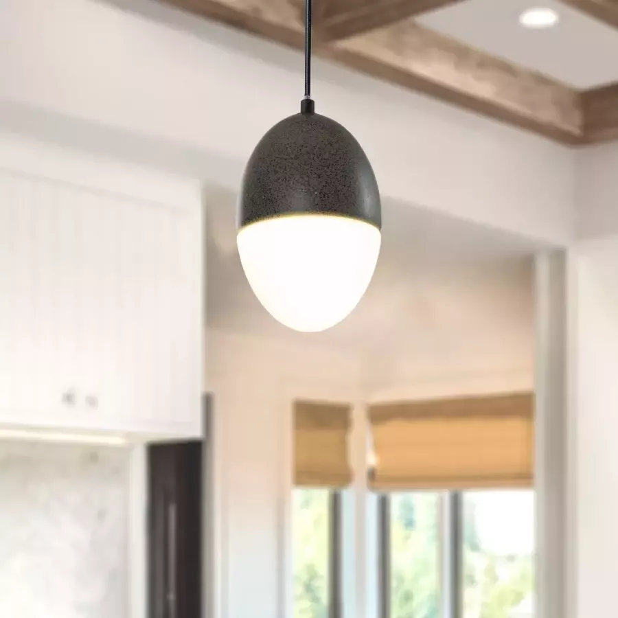 Paco Home Hanglamp GREGG Led E27 lamp voor woonkamer eetkamer keuken in hoogte verstelbaar - Foto 1