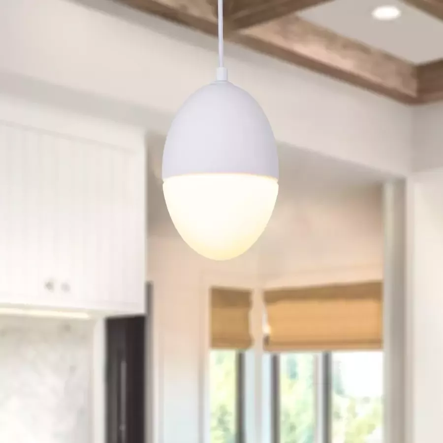 Paco Home Hanglamp GREGG Led E27 lamp voor woonkamer eetkamer keuken in hoogte verstelbaar - Foto 3