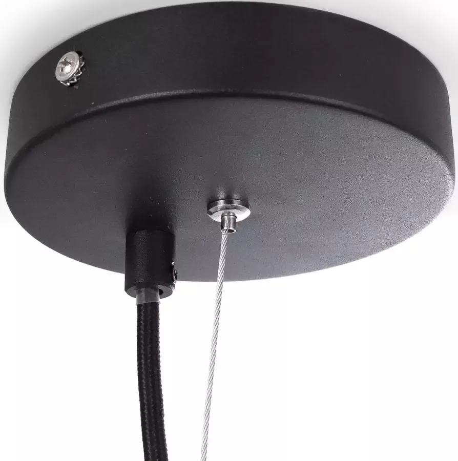Paco Home Hanglamp Kotter Led E27 lamp voor woonkamer eetkamer keuken in hoogte verstelbaar - Foto 3