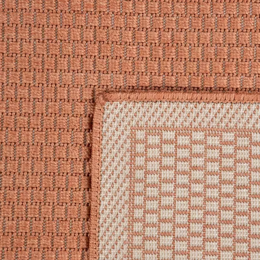 Paco Home Vloerkleed Timber 125 Platweefsel sisal look geschikt voor binnen en buiten woonkamer