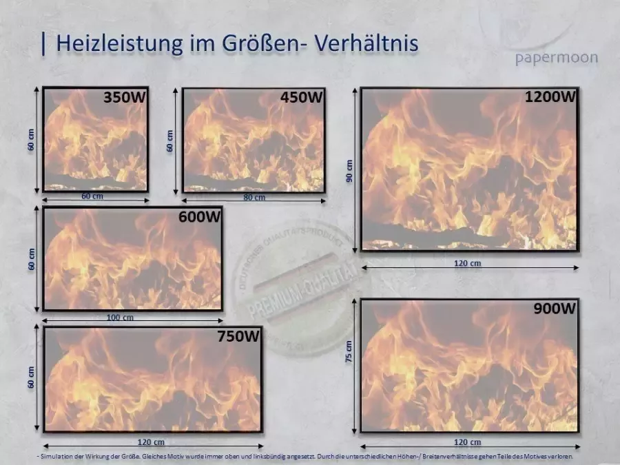 Papermoon Infraroodverwarming Abstrakt zeer aangename stralingswarmte - Foto 4