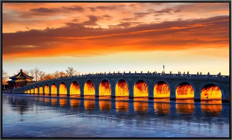 Papermoon Infraroodverwarming Beijing zoemer Palace Bridge zeer aangename stralingswarmte - Foto 5