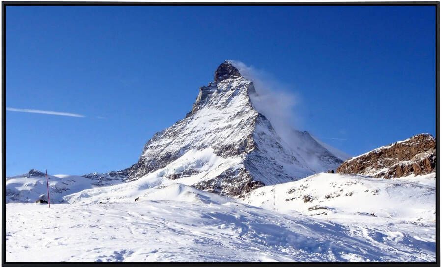 Papermoon Infraroodverwarming Besneeuwde berg zeer aangename stralingswarmte - Foto 5