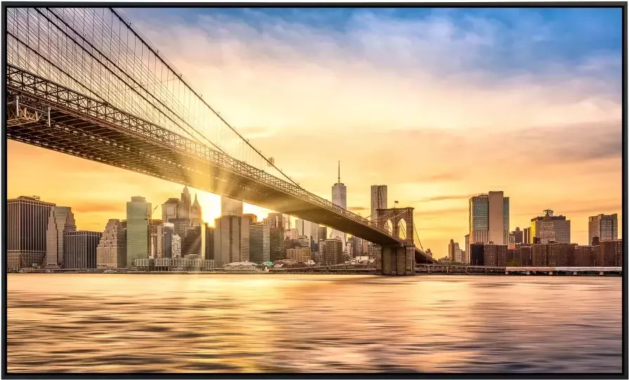 Papermoon Infraroodverwarming Brooklyn Bridge zonsondergang zeer aangename stralingswarmte - Foto 5