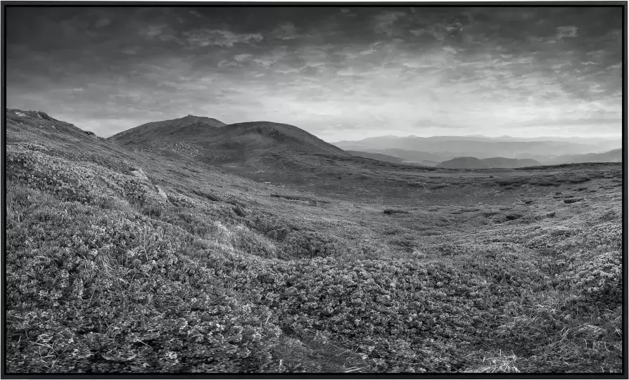 Papermoon Infraroodverwarming Landschap zwart & wit zeer aangename stralingswarmte - Foto 5