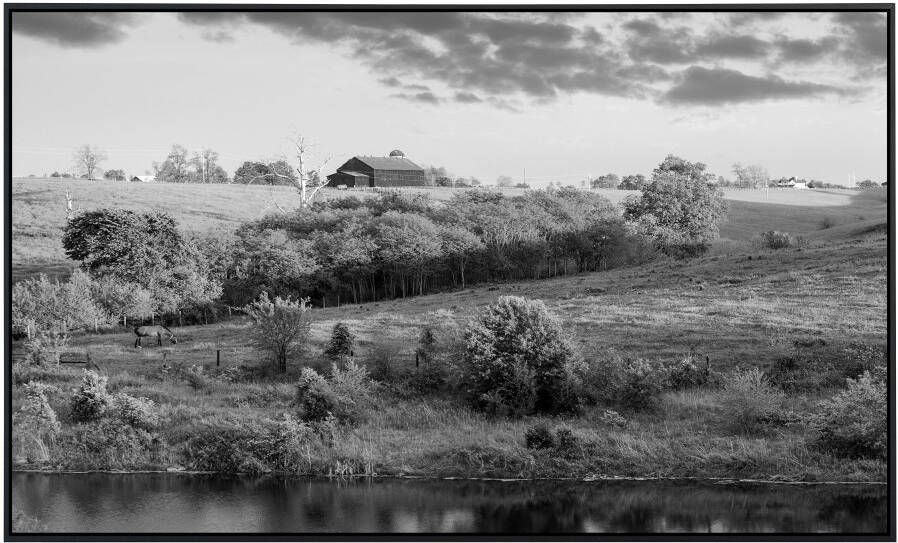 Papermoon Infraroodverwarming Landschap zwart & wit zeer aangename stralingswarmte - Foto 5