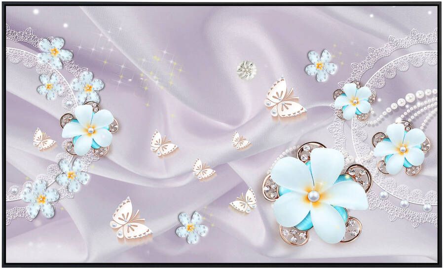 Papermoon Infraroodverwarming Motief met bloemen en vlinders - Foto 5