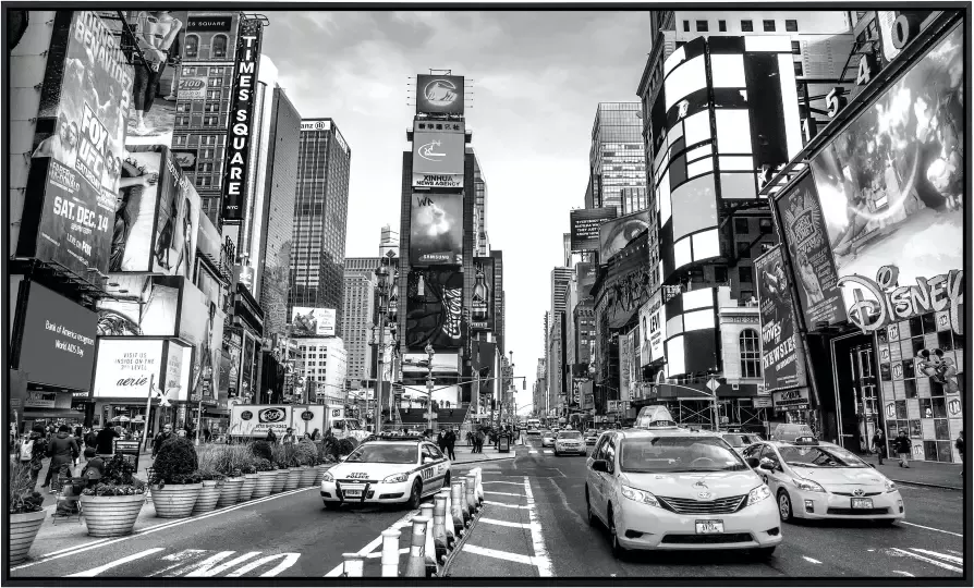 Papermoon Infraroodverwarming New York Time square zwart & wit - Foto 5
