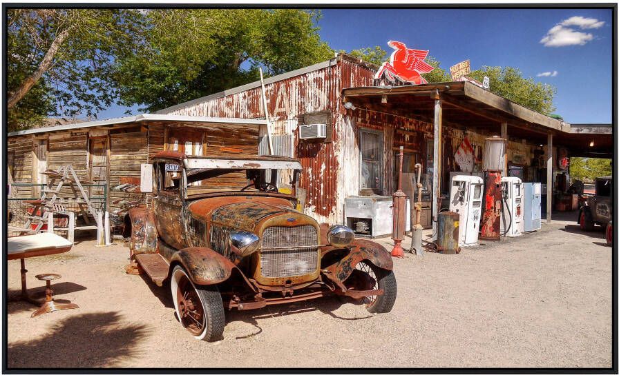 Papermoon Infraroodverwarming Oud verlaten tankstation zeer aangename stralingswarmte - Foto 5