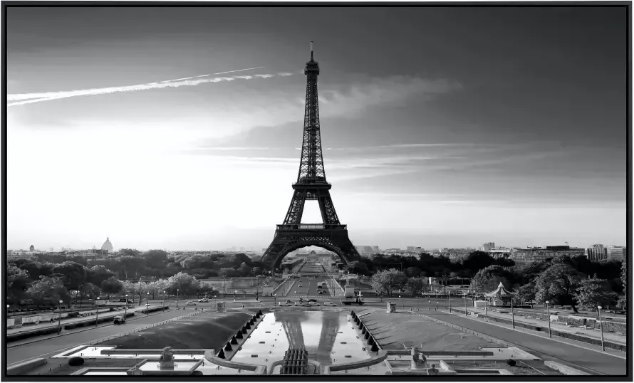 Papermoon Infraroodverwarming Parijs Eiffeltoren zwart & wit - Foto 5