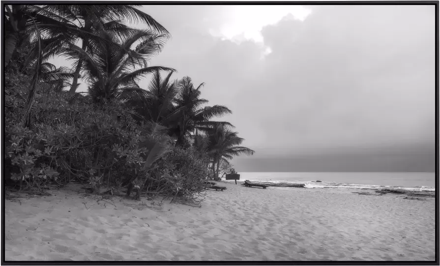 Papermoon Infraroodverwarming Strand zwart & wit zeer aangename stralingswarmte - Foto 5