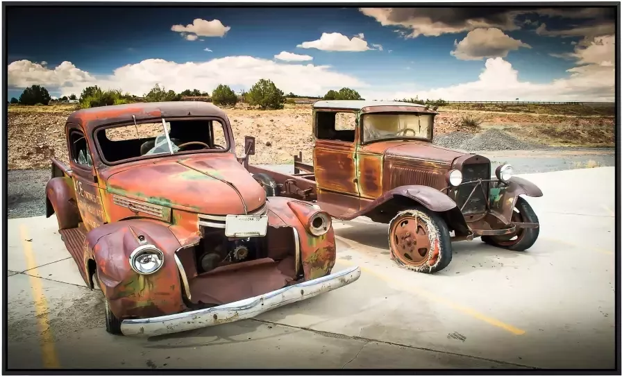 Papermoon Infraroodverwarming Verlaten oude auto s zeer aangename stralingswarmte - Foto 5
