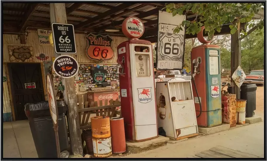 Papermoon Infraroodverwarming Vintage Route 66 - Foto 5