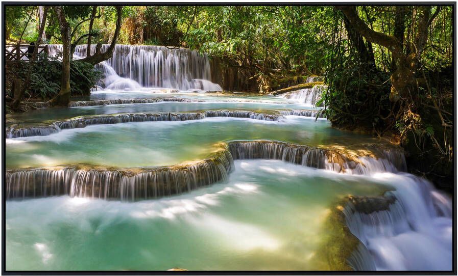 Papermoon Infraroodverwarming Waterval in het bos in Laos zeer aangename stralingswarmte - Foto 5