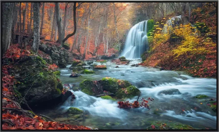 Papermoon Infraroodverwarming Waterval in het bos zeer aangename stralingswarmte - Foto 5