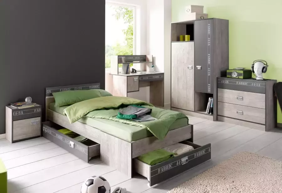 Cstore NOA Loft grijze en grijze slaapkamer in industriële stijl B 101 cm - Foto 3