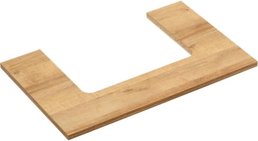 Saphir Badkamerserie Quickset 360 2-delig keramieken opzetwasbak met led-spiegel (4-delig) - Foto 9