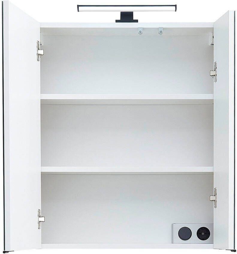 Saphir Badkamerserie Quickset 395 3-teilig Waschbeckenunterschrank mit LED-Spiegelschrank (4-delig) - Foto 1