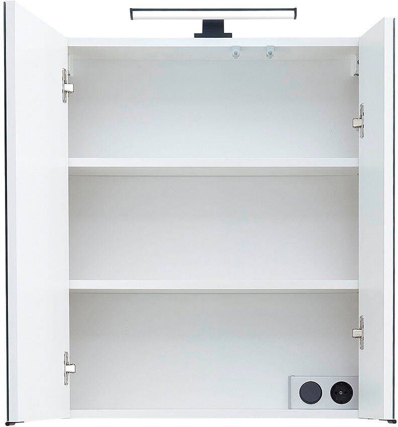 Saphir Badkamerserie Quickset 395 4-teilig Waschbeckenunterschrank mit LED-Spiegelschrank (5-delig) - Foto 4