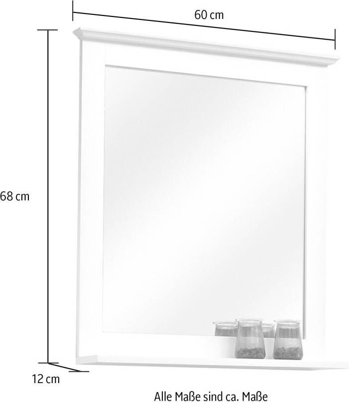 Saphir Badkamerserie Quickset 928 5-delig wastafelonderkast met spiegel Hoge kast onderkast hangend kastje 6 deuren glanzend wit (5-delig) - Foto 7