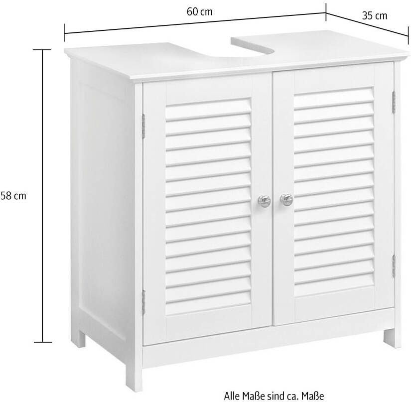 Saphir Badkamerserie Quickset 928 5-delig wastafelonderkast met spiegel Hoge kast onderkast hangend kastje 6 deuren glanzend wit (5-delig) - Foto 3