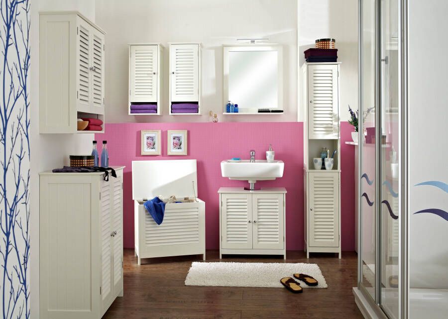 Saphir Badkamerserie Quickset 928 2-delig wastafelonderkast met led-spiegel Wastafel 60 cm breed 2 deuren wit glans knopgrepen bad-set (3-delig) - Foto 4