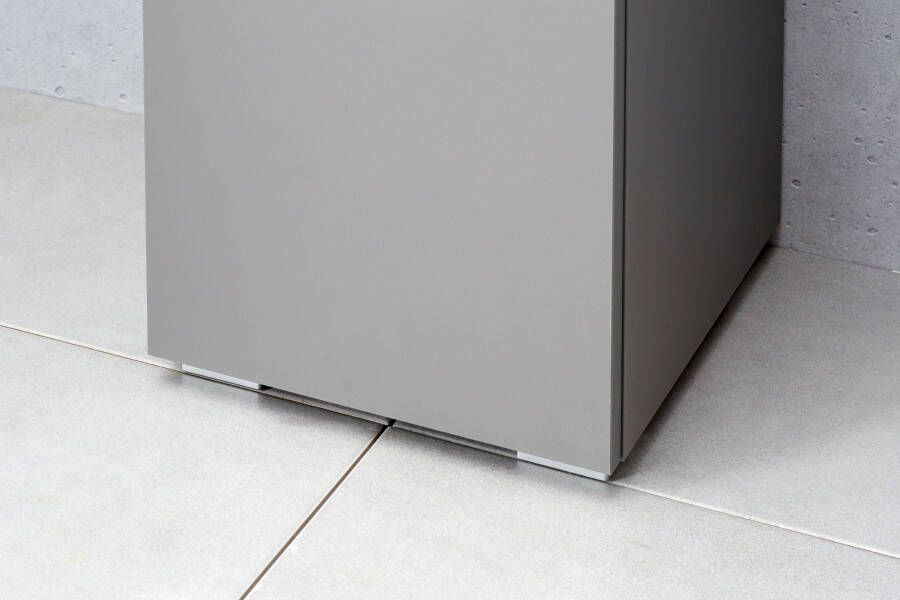 Saphir Badkamerserie Quickset 3-delig wastafelonderkast met led-spiegel met halfhoge kast inclusief deurdemper 4 deuren 1 nis badkameraccessoireset (3-delig) - Foto 9