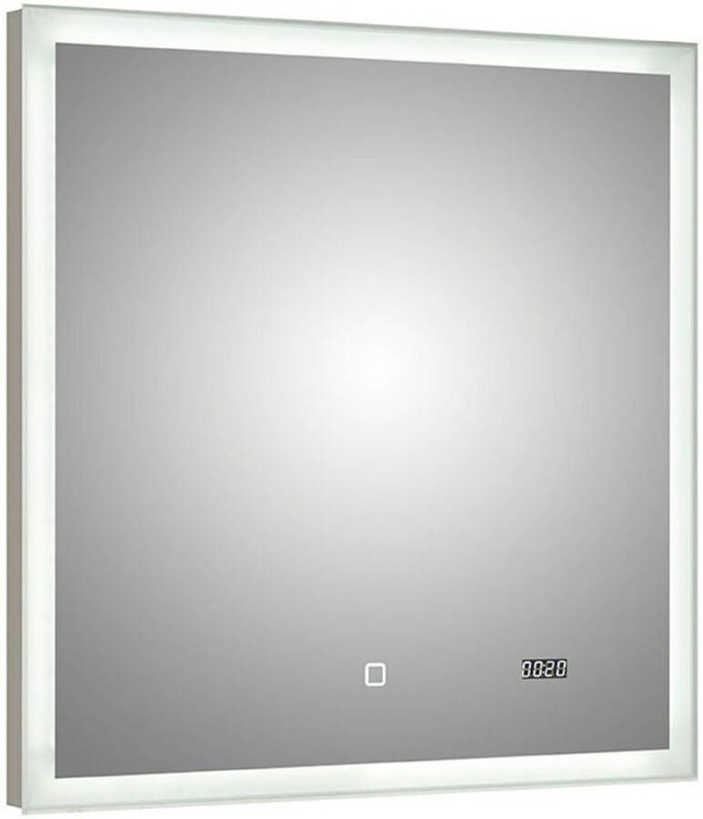 Saphir Badkamerserie Quickset 2-delig keramieken opzetwasbak met led-spiegel Wastafelmeubel 73 cm breed inclusief deurdemper 2 laden (4-delig) - Foto 4