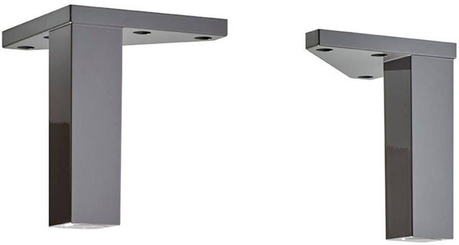 Saphir Badkamerserie Quickset 5-delig wastafelonderkast met led-spiegelkast Hoge kast onderkast hangend kastje inclusief deurdemper 9 deuren (5-delig) - Foto 12