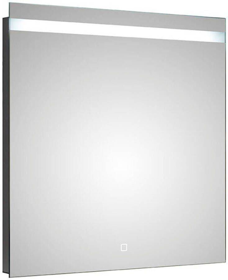 Saphir Badkamerserie Quickset 5-delig keramieken opzetwasbak met led-spiegel Halfhoge kast onderkast hangend kastje inclusief deurdemper 6 deuren (7-delig) - Foto 4