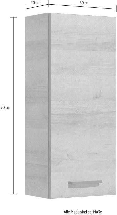 Saphir Badkamerserie Quickset 919 5-delig wastafelonderkast met led-spiegel Hoge kast onderkast hangend kastje inclusief deurdemper 6 deuren (5-delig) - Foto 10