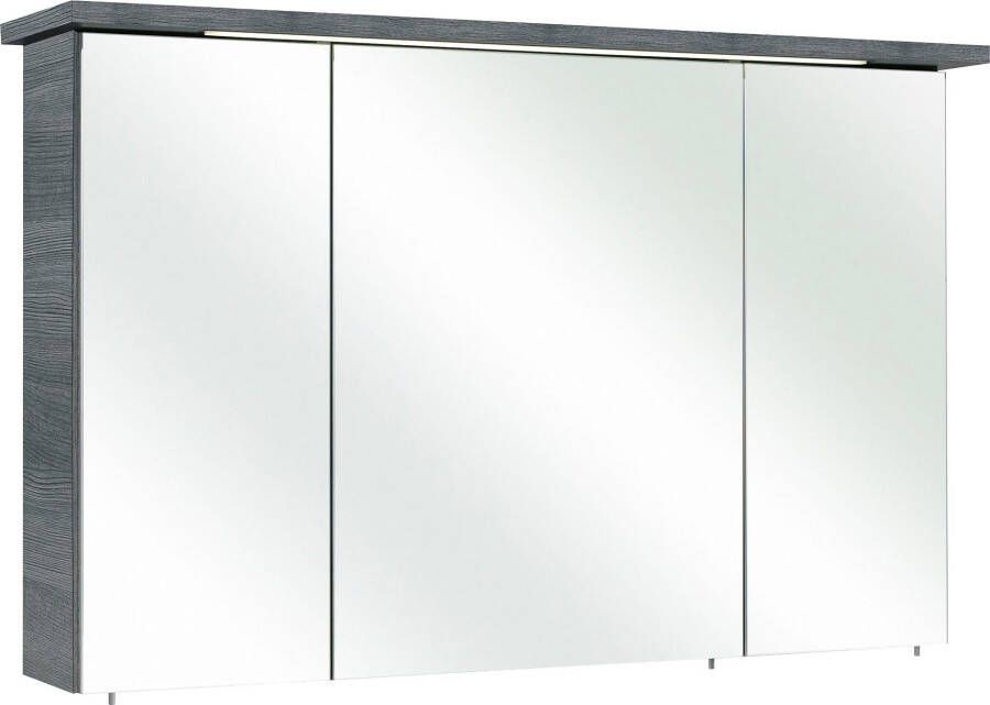 Saphir Badkamerserie Quickset 4-delig glazen wastafel en LED spiegelkast Onderkast hangkast incl. deurdemper 7 deuren 1 klep (5-delig) - Foto 9