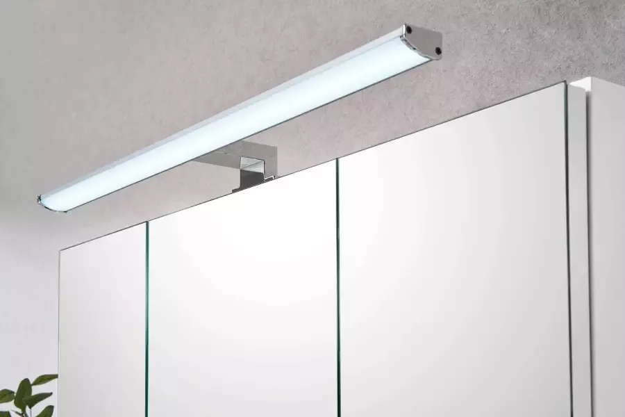 Saphir Badkamerserie Quickset 360 2-delig keramische opzetwasbak met LED-spiegelkast (2-delig) - Foto 3