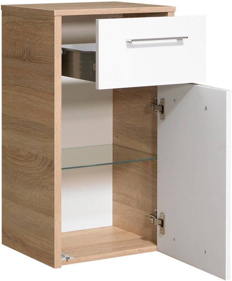 Saphir Badkamerserie Quickset 382 5-teilig Waschbeckenunterschrank mit LED-Spiegelschrank (11-delig) - Foto 6