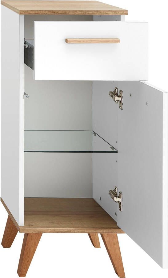 Saphir Badkamerserie Quickset 4-teilig Waschbeckenunterschrank mit LED-Spiegelschrank (4-delig) - Foto 9