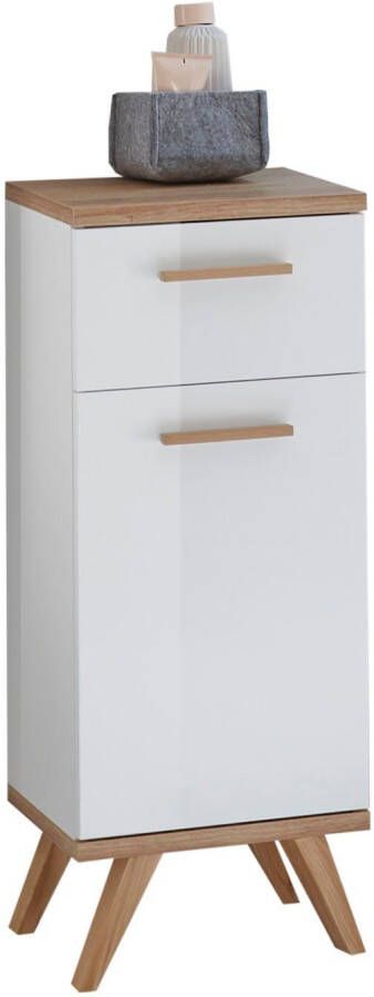 Saphir Badkamerserie Quickset 4-delig wastafelonderkast met led-spiegel Onderkast hangkast incl. deurdempers 3 deuren 1 lade (5-delig) - Foto 14