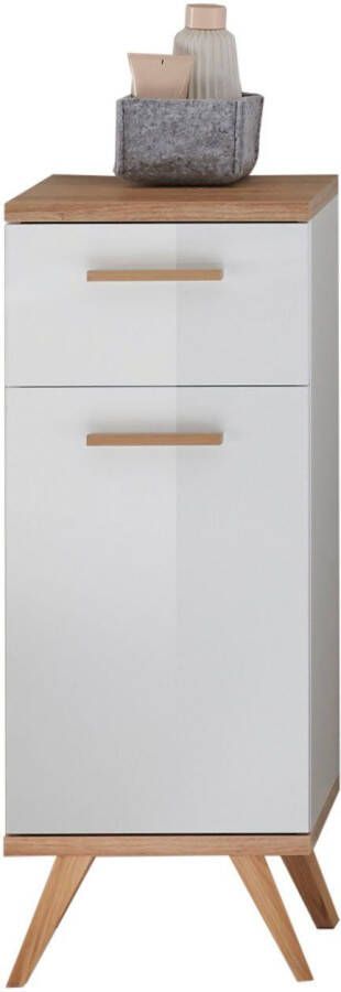 Saphir Badkamerserie Quickset 4-delig wastafelonderkast met led-spiegel Onderkast hangkast incl. deurdempers 3 deuren 1 lade (5-delig) - Foto 15