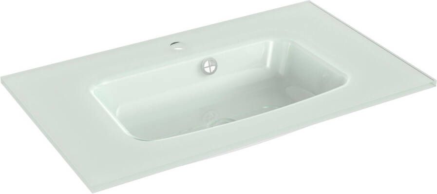 Saphir Badkamerserie Quickset 945 Glas-Waschtisch mit Unterschrank 74 cm breit Waschplatz (1 stuk) - Foto 8