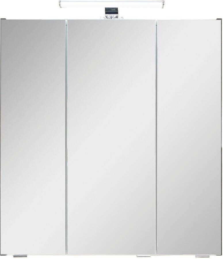 Saphir Badkamerserie Quickset 945 2-teilig Waschbeckenunterschrank mit LED-Spiegelschrank (2-delig) - Foto 6