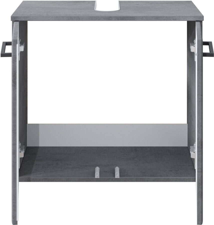 Saphir Badkamerserie Quickset 945 2-teilig Waschbeckenunterschrank mit LED-Spiegelschrank (2-delig) - Foto 4