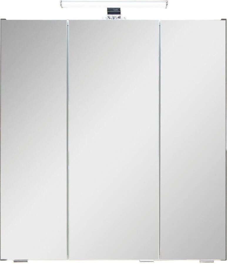 Saphir Badkamerserie Quickset 945 2-teilig Waschbeckenunterschrank mit LED-Spiegelschrank (2-delig) - Foto 5